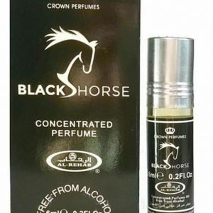Black Horse by Al Rehab Citrus Patchouli Perfume Oil 6ml Roll